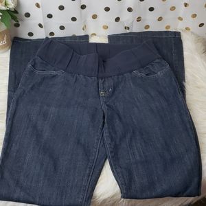 Gap Long and Lean Maternity Blue Jeans